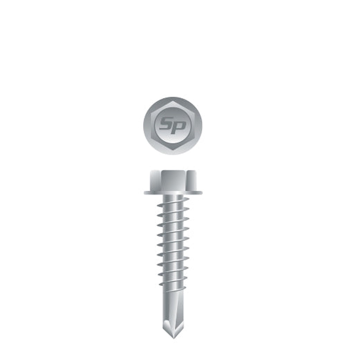 #12 Strong-Point Hex Washer Head 12-14 x 3/4, Strong-Shield