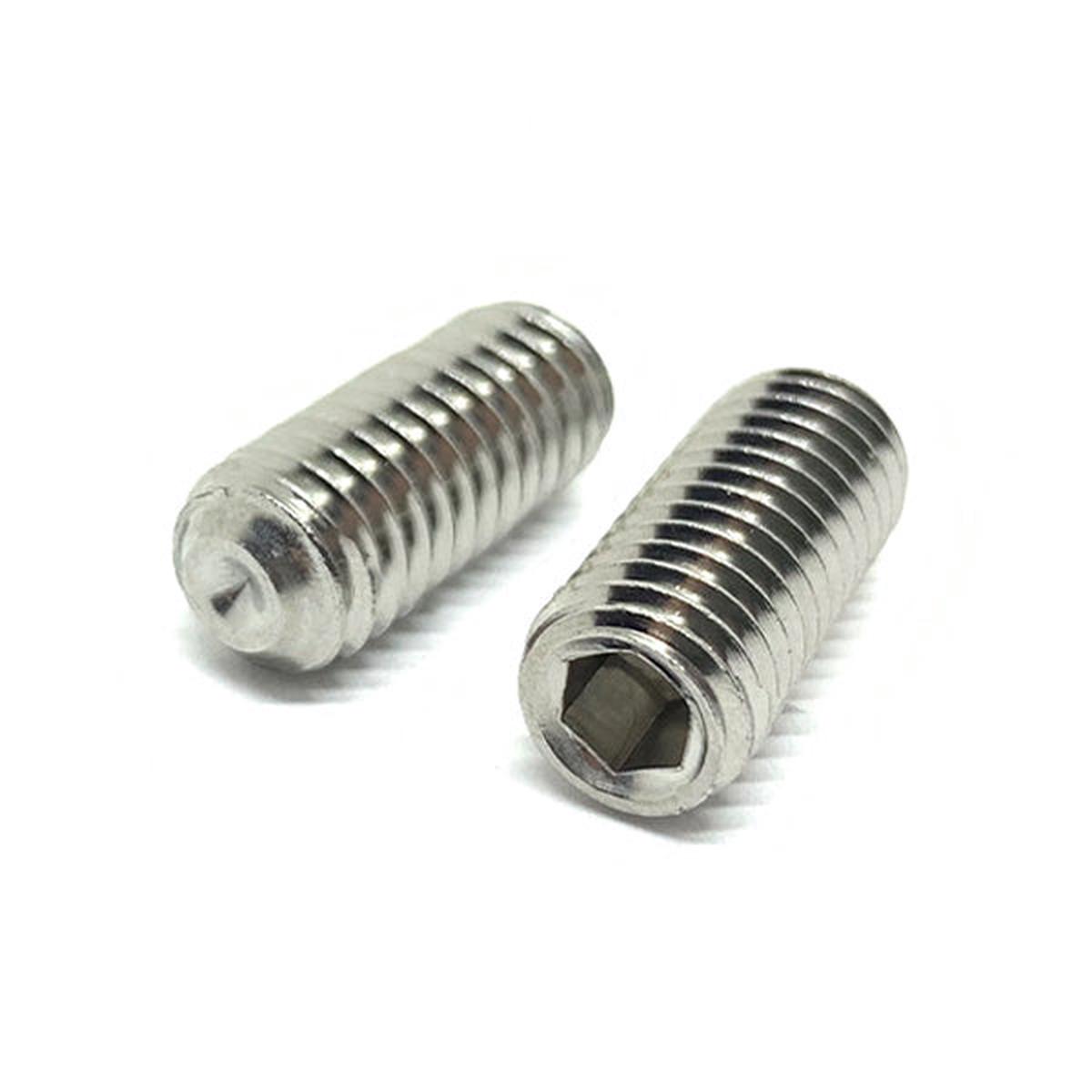 3/8-16x5/8" Stainless Steel Cup Point Allen Socket Set Screw