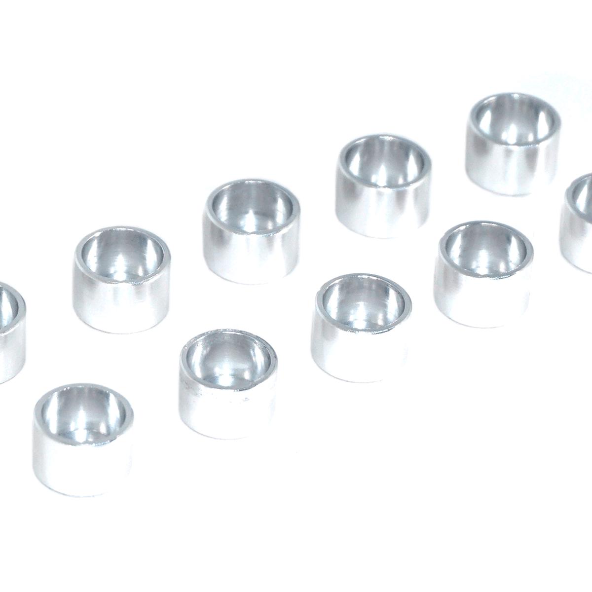 ZSPEC M3 Straight Cup Finish Washers for M3 SHSC Socket-Cap Fasteners, Billet, 10-Pack - Silver
