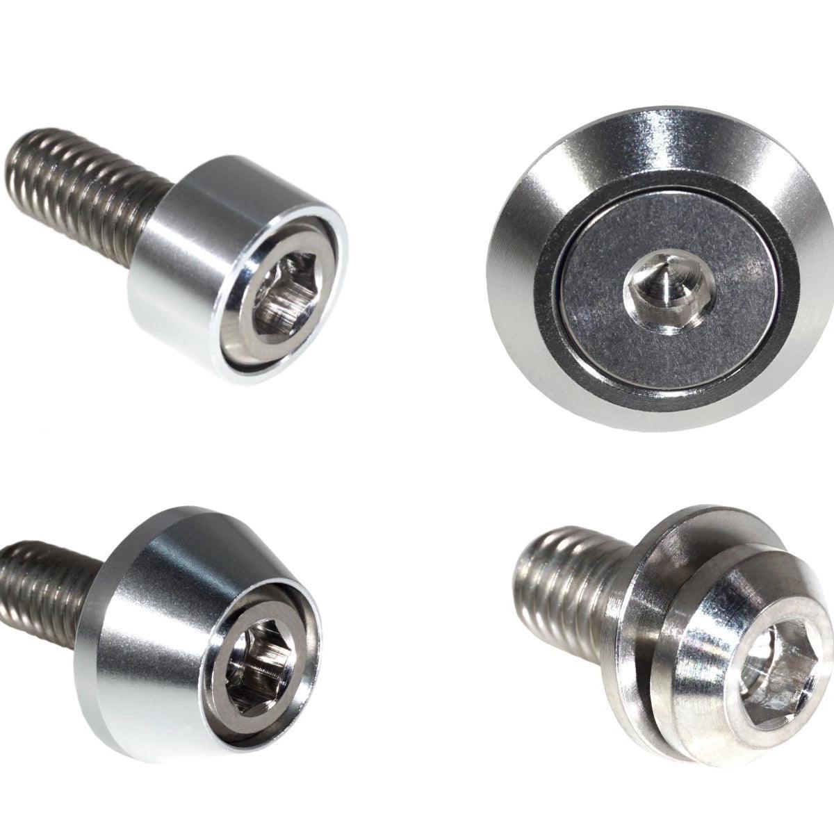 ZSPEC Stage-2 Dress Up Bolts Hardware Kit for Nissan Z RZ34, Titanium & Billet - Silver w/Silver