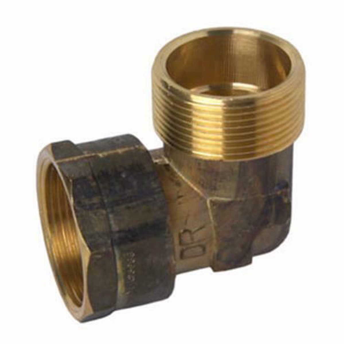 Brass 90 Degree Elbow Male Female 1" BSP - Lead Free