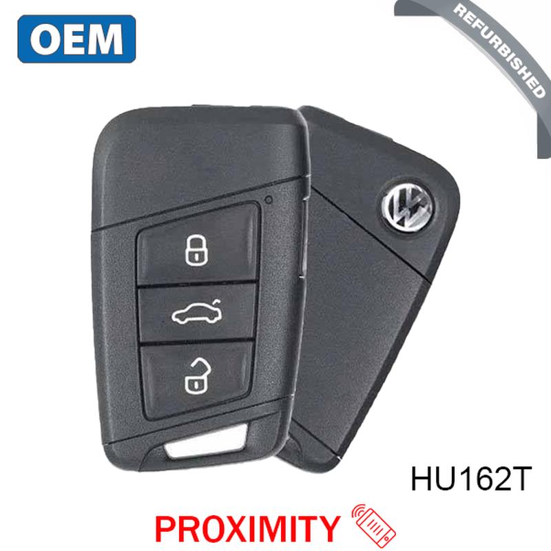 2018-2020 Volkswagen Atlas Passat / 4-Button Smart Key / PN: 3G0 959 752S / KR5FS14-US / HU162T / PROX / MQB / 315 Mhz (OEM Refurb)