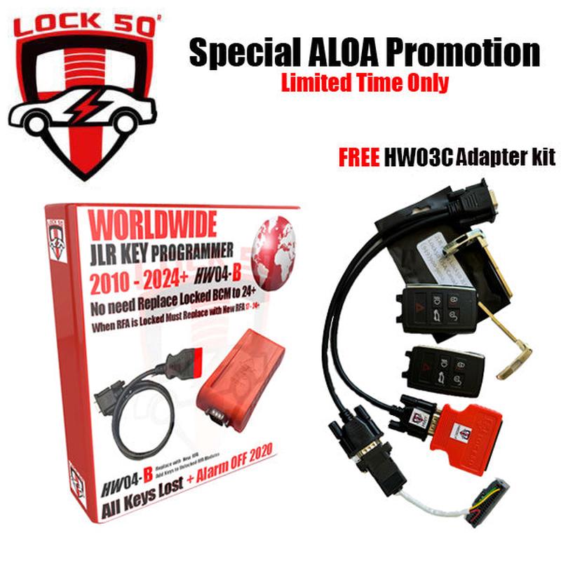 JLR Lock50 - HW04-B ALOA PACKAGE - JLR OBD Link Tool - Worldwide Functionality - 2010-2024+